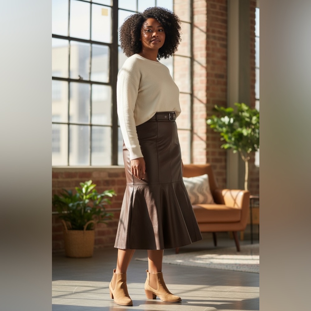 Marc Jacobs Asymmetrical Chocolate Skirt